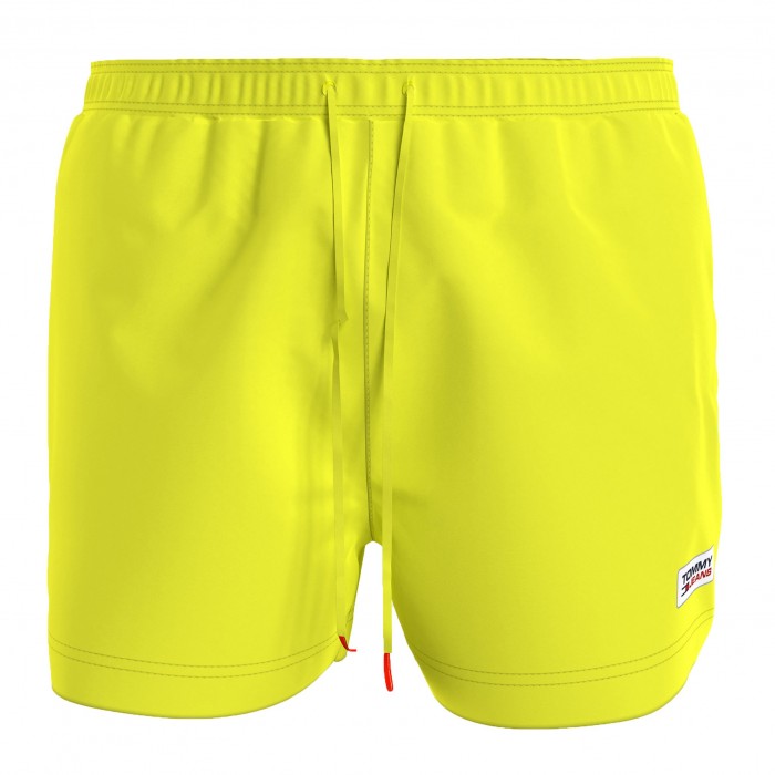 Mid-length swim shorts with drawstring Tommy Jeans - yellow - TOMMY HILFIGER *UM0UM02478-ZIK Mid-length swim shorts with drawstring Tommy Jeans - yellow - TOMMY HILFIGER *UM0UM02478-ZIK