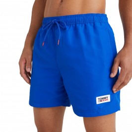  Mid-length swim shorts with drawstring Tommy Jeans - blue - TOMMY HILFIGER UM0UM02478-C66 