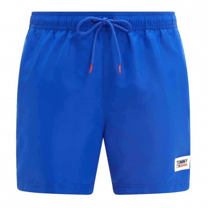 Mid-length swim shorts with drawstring Tommy Jeans - blue - TOMMY HILFIGER UM0UM02478-C66