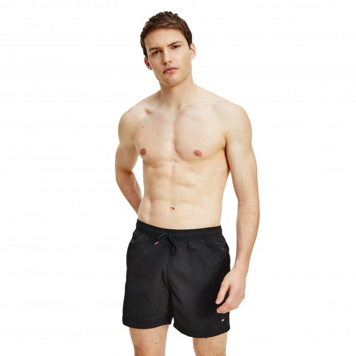  Short de bain Tommy moulant mi-long - noir - TOMMY HILFIGER *UM0UM02041-BDS 