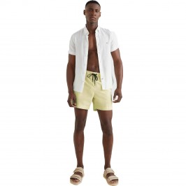  Mid-length swim shorts Tommy  with signature logo - yellow - TOMMY HILFIGER *UM0UM02299-ZI9 