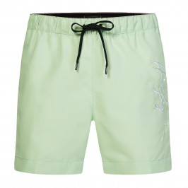 Short de bain mi-long Tommy à logo signature - vert - TOMMY HILFIGER *UM0UM02299-LXY