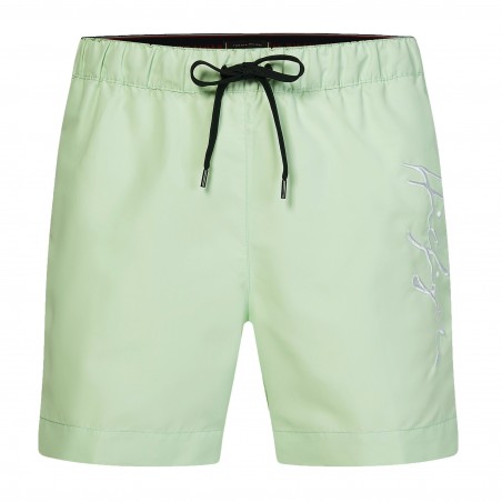 Mittellange Badeshorts mit dem charakteristischen LogoTommy  - grün