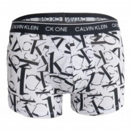 Boxer - CK ONE logo break print bianco - CALVIN KLEIN *NB2216A-1BY