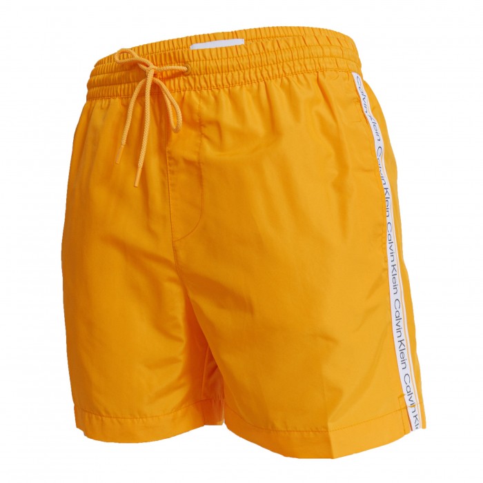  Short de bain avec cordon de serrage Calvin Klein - orange - CALVIN KLEIN *KM0KM00700-SF1 