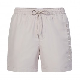 Medium Drawstring Swim Shorts Calvin Klein Core - beige - CALVIN KLEIN *KM0KM00718-ABM