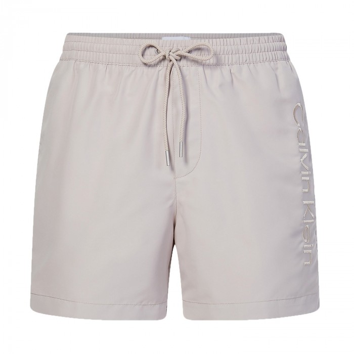 Medium Badeshorts Mit Tunnelzug Calvin Klein Core - beige - CALVIN KLEIN *KM0KM00718-ABM