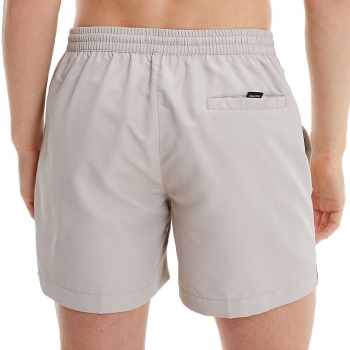  Medium Drawstring Swim Shorts Calvin Klein Core - beige - CALVIN KLEIN *KM0KM00718-ABM 