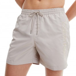  Medium Drawstring Swim Shorts Calvin Klein Core - beige - CALVIN KLEIN *KM0KM00718-ABM 