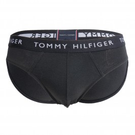  3er-Pack Tommy Slips aus Baumwolle - schwarz - TOMMY HILFIGER UM0UM02206-0TE 