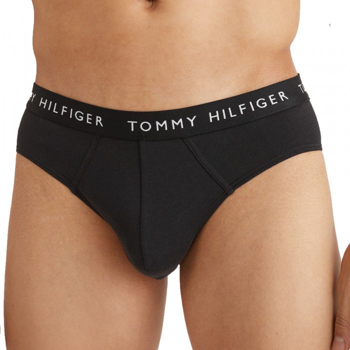  Confezione da 3 slip in cotone Tommy - neri - TOMMY HILFIGER UM0UM02206-0TE 