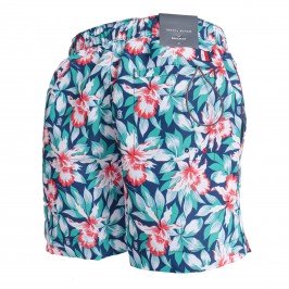  Pantalones cortos de natación de longitud media floral con cordón Tommy hilfiger - navy - TOMMY HILFIGER *UM0UM02479-0H8 