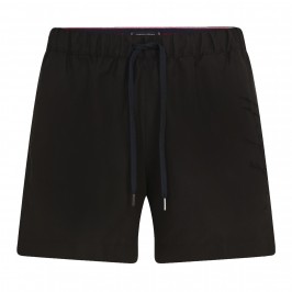 Short de bain mi-long Tommy à logo signature - noir - TOMMY HILFIGER *UM0UM02299-BDS