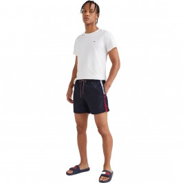  Costume shorts media lunghezza con logo Tommy - navy - TOMMY HILFIGER UM0UM02508-DW5 