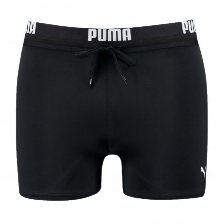 PUMA Swim Badeboxer Logo - schwarz