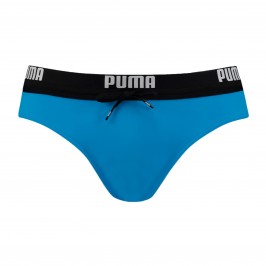 Slip de bain PUMA Swim Logo - bleu énergie - PUMA 100000026-015