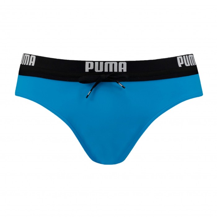 Slip con logo PUMA Swim - energia blu - PUMA 100000026-015