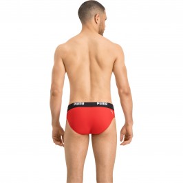  Slip con logo PUMA Swim - rosso - PUMA 100000026-002 