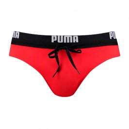 Slip de bain PUMA Swim Logo - rouge - PUMA 100000026-002