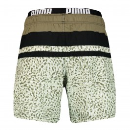  Bañador PUMA Swim Heritage Stripe de longitud media - Moss verde - PUMA 701211024-004 