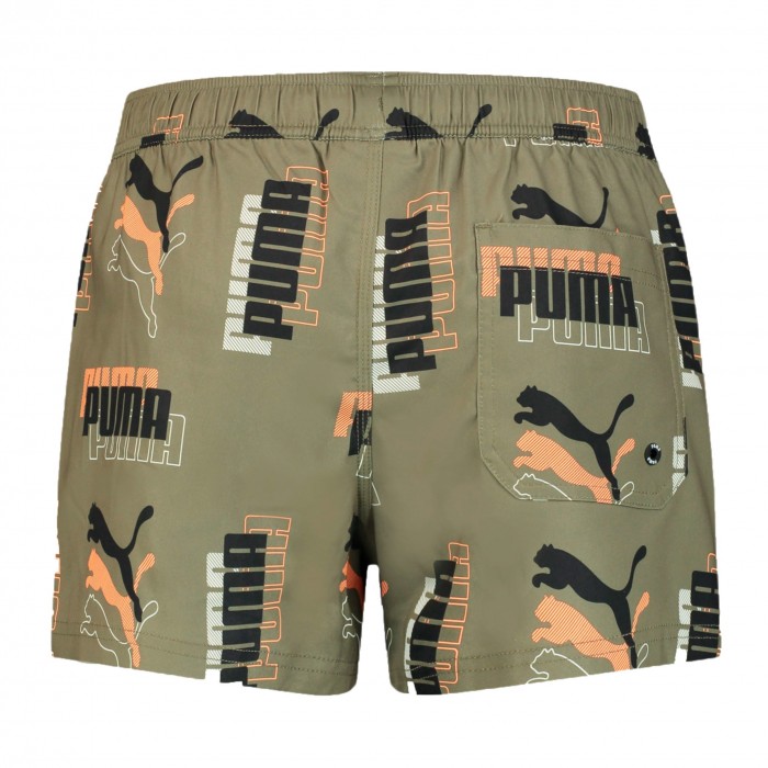  Short de bain court PUMA Swim Logo - kaki - PUMA 701218241-002 