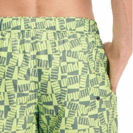  Pantaloncini da bagno corti PUMA Swim Logo - verde - PUMA 701210949-001 