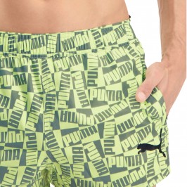  Pantaloncini da bagno corti PUMA Swim Logo - verde - PUMA 701210949-001 