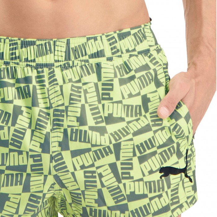  Short swim shorts PUMA Swim Logo - green - PUMA 701210949-001 