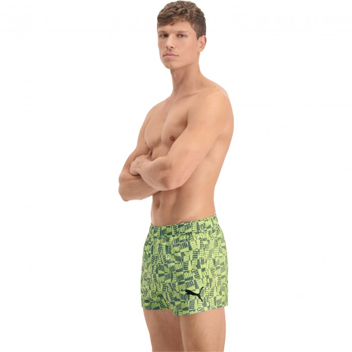  Kurze Badeshorts PUMA Swim Logo - grün - PUMA 701210949-001 