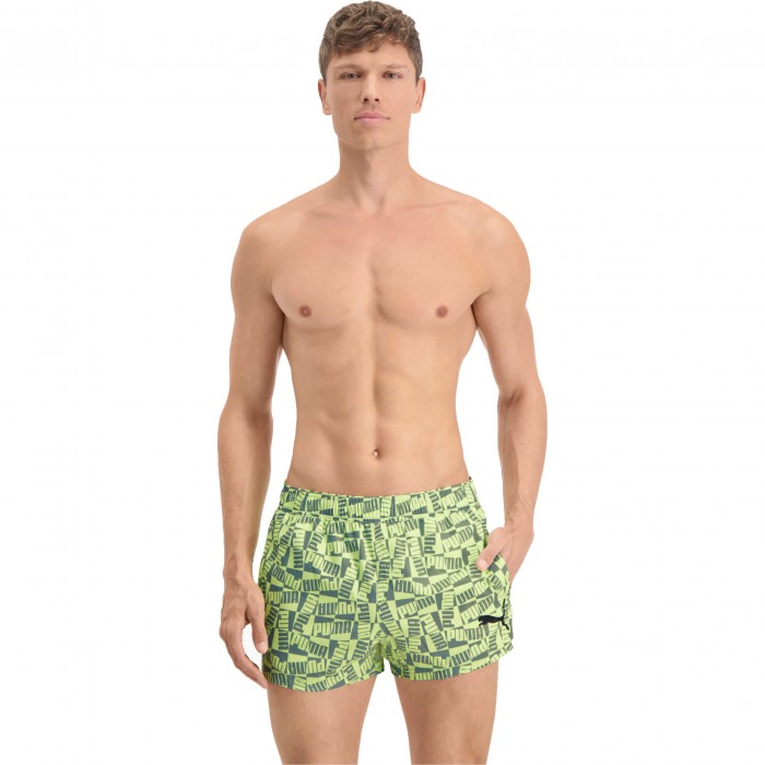  Kurze Badeshorts PUMA Swim Logo - grün - PUMA 701210949-001 