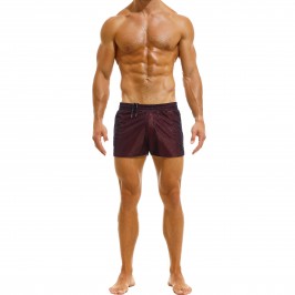  Short de bain Cut Jogging Dark - rouge - MODUS VIVENDI GS2231-WINE 