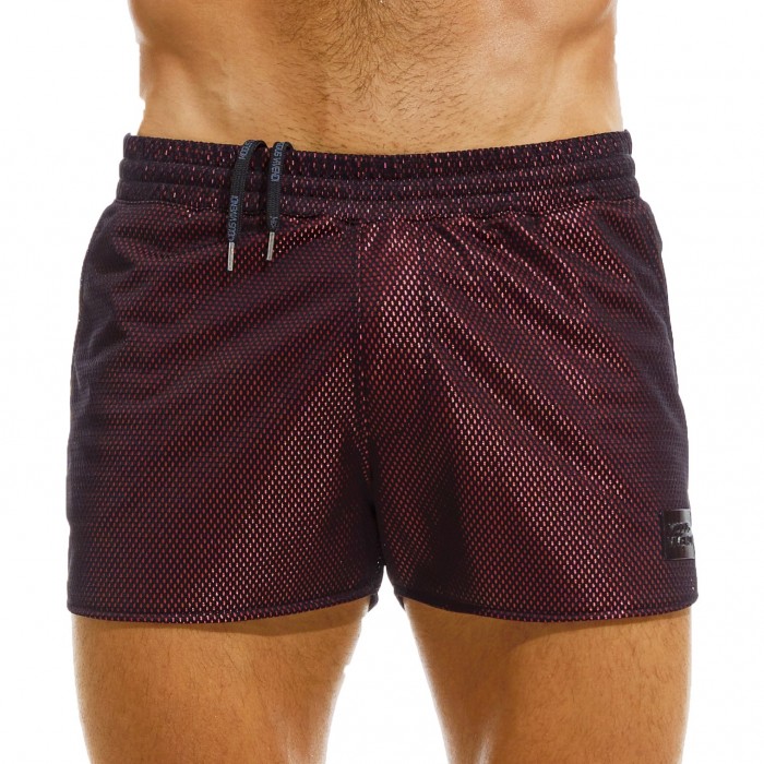  Short de bain Cut Jogging Dark - rouge - MODUS VIVENDI GS2231-WINE 