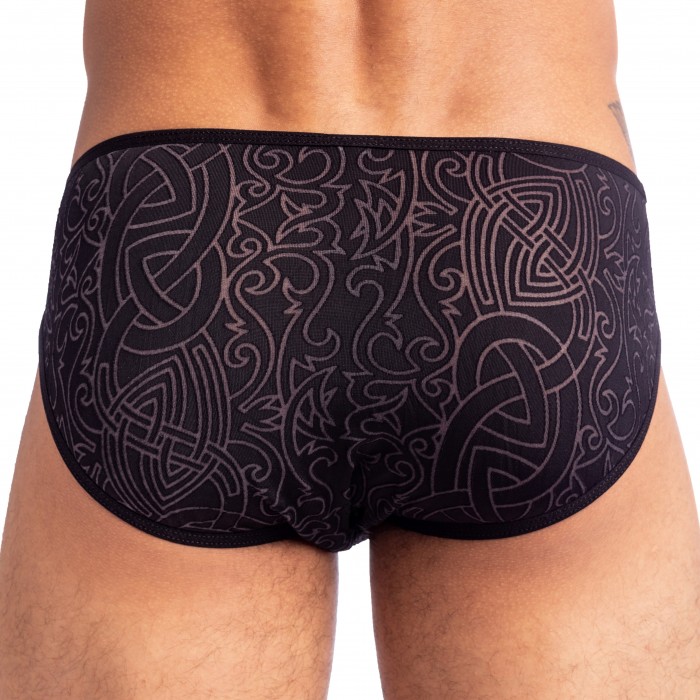  Devoré Noir - Micro Briefs - L'HOMME INVISIBLE MY44-DEV-DE1 