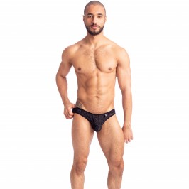  Devoré Noir - Micro Briefs - L'HOMME INVISIBLE MY44-DEV-DE1 