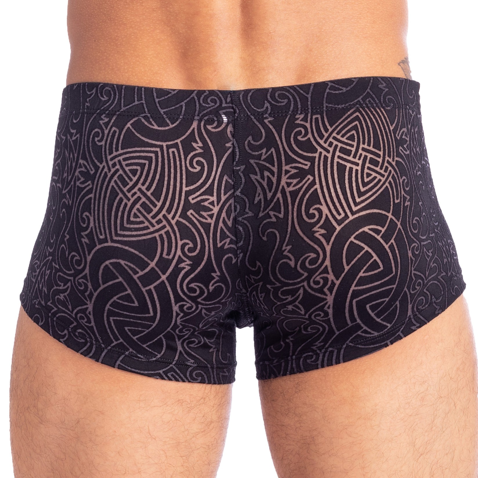 D vor Noir Mini Boxer Boxers for man brand L Homme Invisible fo