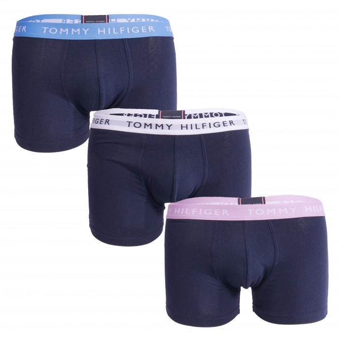 Set di 3 boxer con logo rosa, bianco e blu - TOMMY HILFIGER *UM0UM02324-0V3