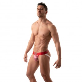  Jockstrap Sailor - rojo - TOF PARIS TOF225R 