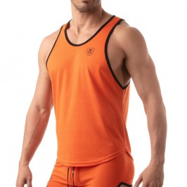  Leichtes Tanktop Mesh - orange - TOF PARIS TOF203O 