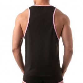  Leichtes Tanktop Mesh - schwarz - TOF PARIS TOF203N 