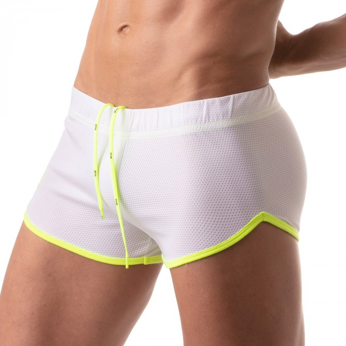  Mesh Shorts - white - TOF PARIS TOF201B 