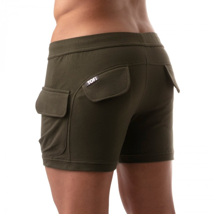  Short Cargo - kaki - TOF PARIS TOF204K 