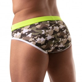  Badehose mit niedriger taille Iconic - camo khaki - TOF PARIS TOF206K 