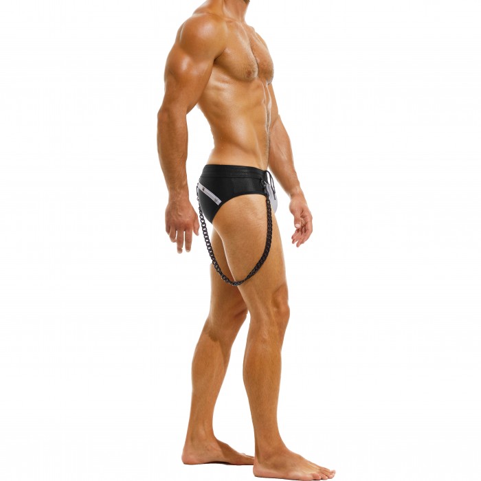  Dark Classic Swim Brief - silver - MODUS VIVENDI GS2212-SILVER 