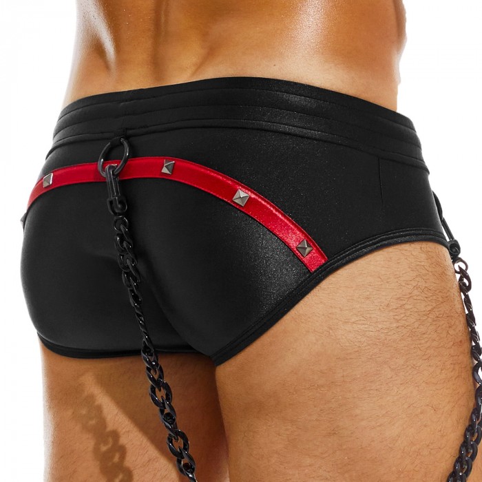  Dark Classic Swim Brief - wine - MODUS VIVENDI GS2212-WINE 