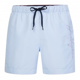 Mid-length swim shorts Tommy  with signature logo - blue - TOMMY HILFIGER *UM0UM02299-C3Q