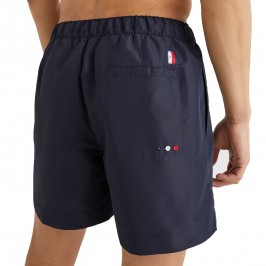  Short de bain mi-long Tommy à logo signature - bleu marine - TOMMY HILFIGER *UM0UM02299-DW5 