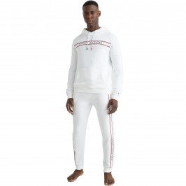  Sweat Tommy Hilfiger à capuche et bande emblématique - blanc - TOMMY HILFIGER *UM0UM02427-YBR 