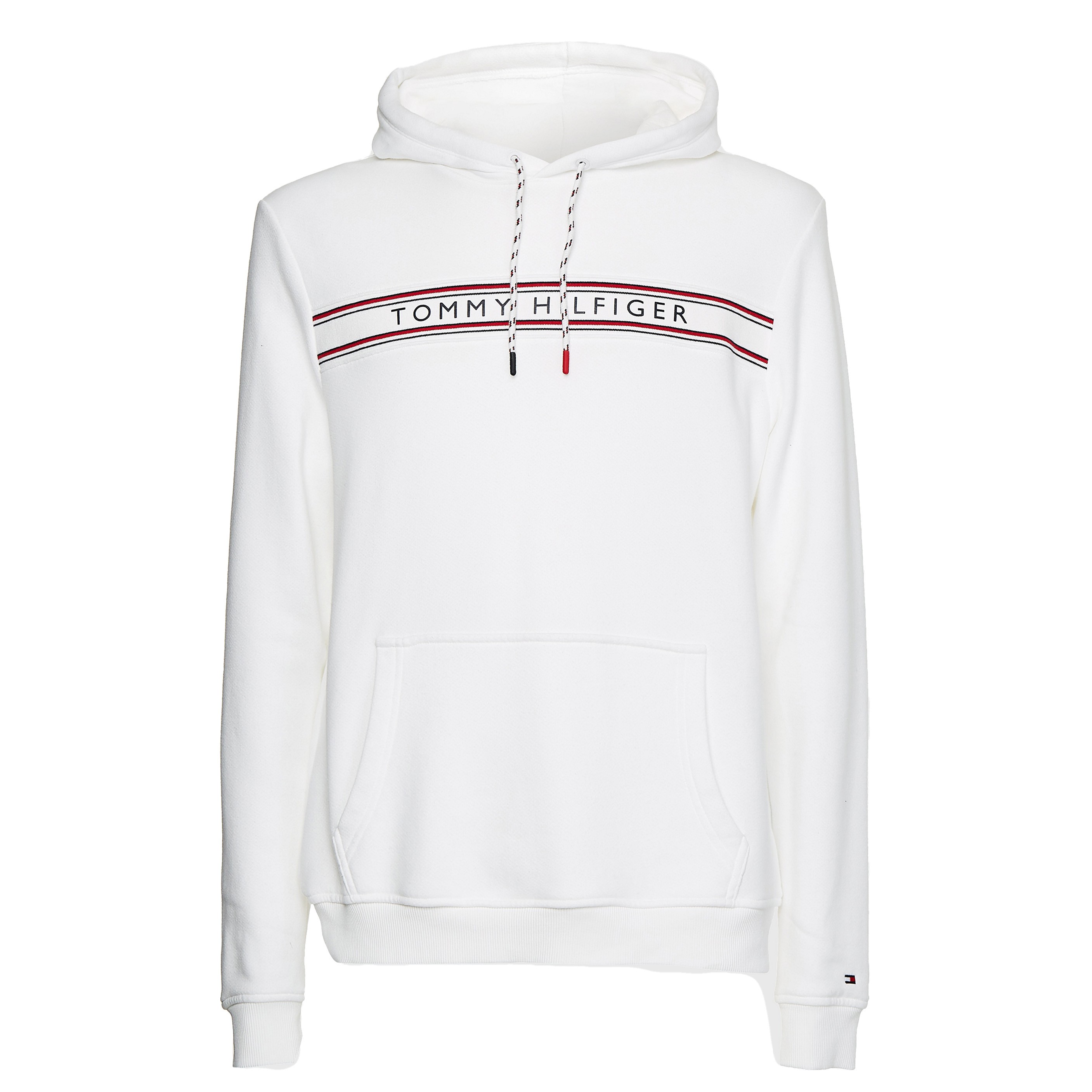 Sweat à capuche zippé gris Homme Tommy Hilfiger