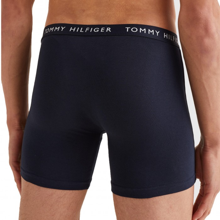  Lot de 3 boxers Tommy avec ceinture à logo bleu, blanc et rouge - TOMMY HILFIGER *UM0UM02326-0TA 