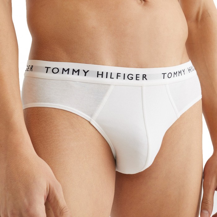  Pack de 3 calzoncillos Tommy de algodón - negro, gris y blanco - TOMMY HILFIGER *UM0UM02206-0TG 
